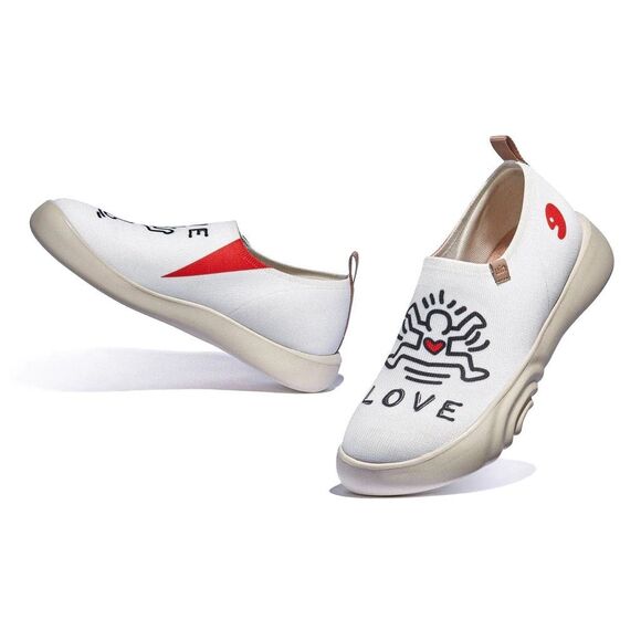 UIN Women's Walking Shoes Slip On Casual Loafer(Toledo XV- TRUE LOVE 4) - Picture 6 of 8
